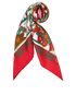 Hermes Decoupages Scarf, &pound;275, Accessories, Green/Red, Silk, Other view