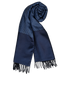 Hermes Fringed Scarf, £220, Accessories, Blue, Cashmere/Silk, Other view