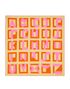 Hermes Lettres Au Carre Pocket Scarf, back view