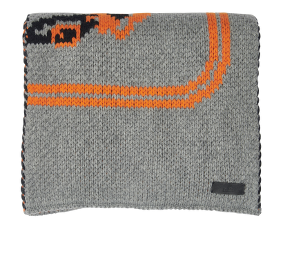 Hermès Long Knit Scarf, front view