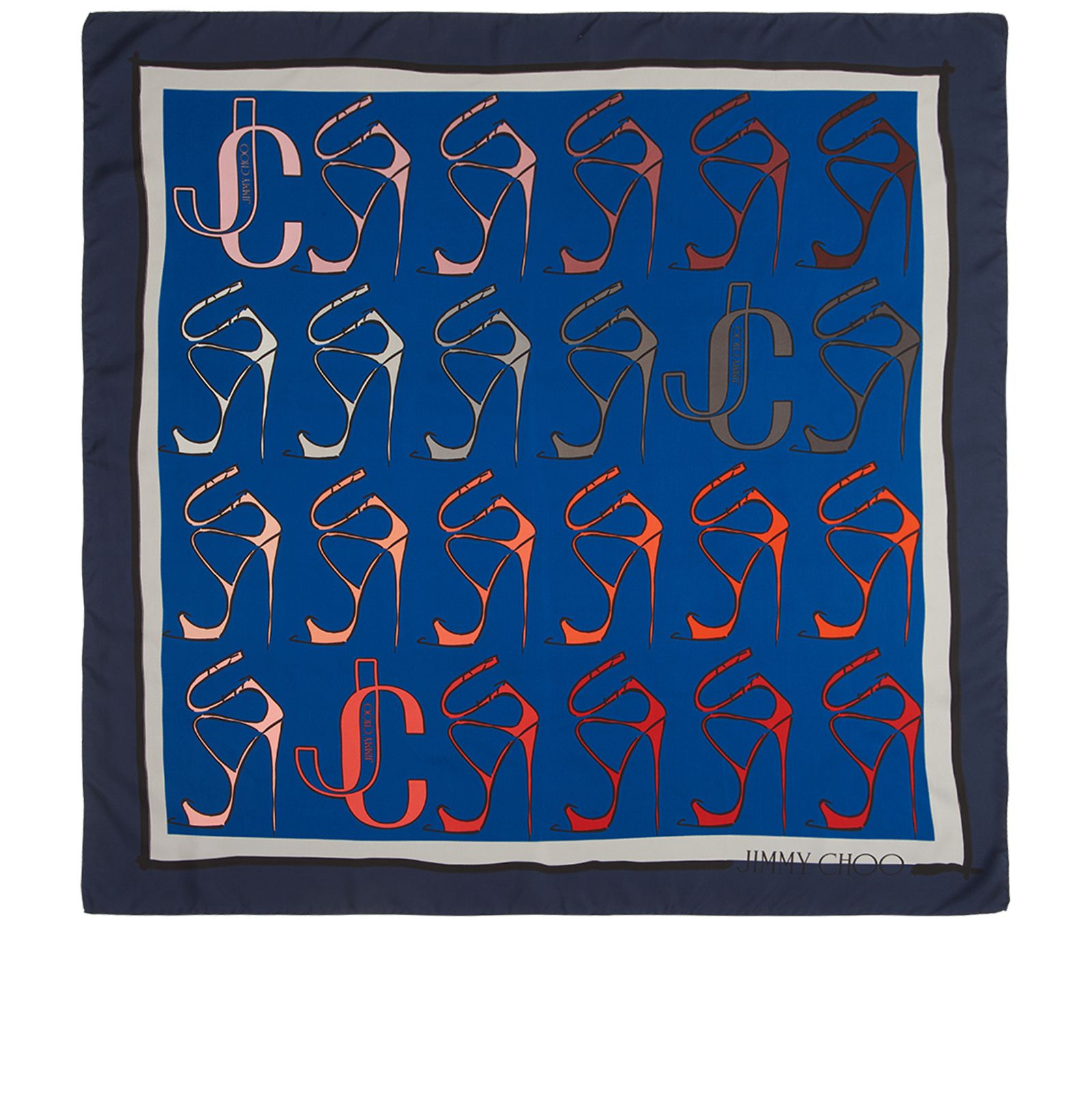 Jimmy Choo Heels Print Scarf, &pound;70, Other view