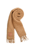 Loewe Anagram Patch Scarf, &pound;175, Accessories, Tan, Mohair/Wool, Other view
