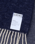 Loewe Anagram-Patch Striped Scarf, other view