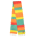 Loewe Anagram-Patch Striped Scarf, back view