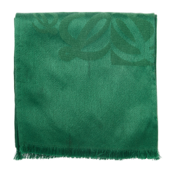 Loewe Anagram Scarf, Cashmere, Green, MII, 2*