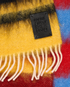 Loewe Mohair Scarf, &pound;175, Accessories, Blue/Red/Yellow, Mohair/Wool, Other view