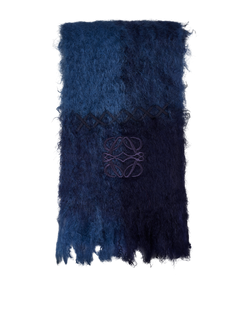 Loewe Mohair, Scarf, Wool, Blue, MIS, 3*