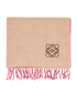 Loewe Anagram Scarf, &pound;180, Accessories, Beige/Pink, Wool, Front view