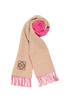 Loewe Anagram Scarf, &pound;180, Accessories, Beige/Pink, Wool, Other view