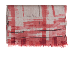 Loro Piana Scarf, Cashmere/Silk, Brown/Red, MII, 3*