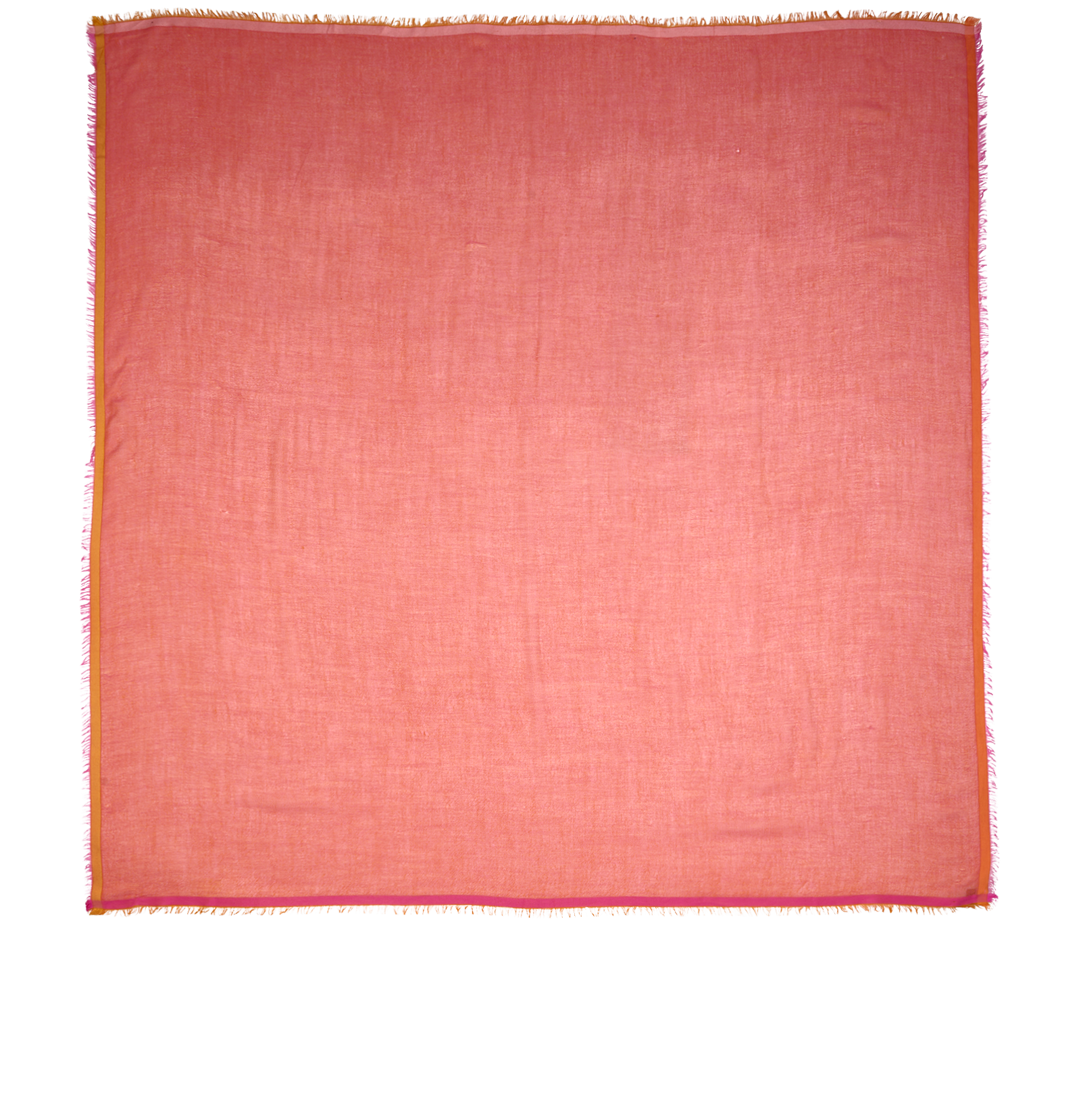 Loro Piana Scarf, &pound;180, Accessories, Orange/Pink, Cashmere, Back view