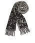 Loro Piana Floral Print Scarf, &pound;195, Accessories, Grey, Cashmere, Other view