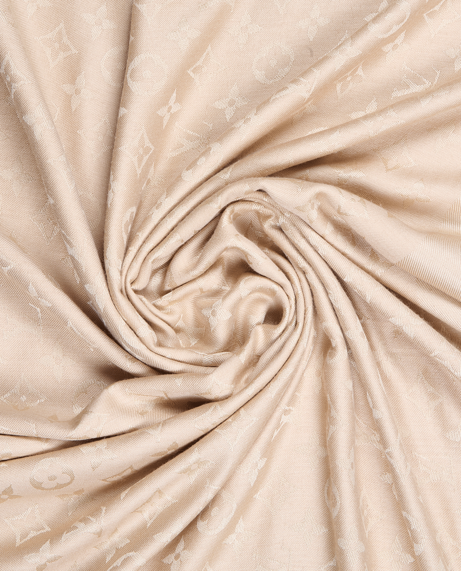 Louis Vuitton Monogram Shawl, &pound;320, Accessories, Beige, Silk, Other view