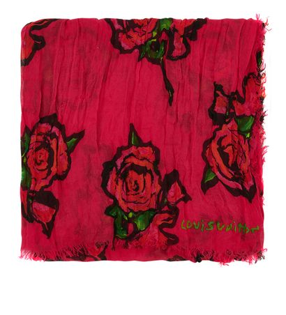 Louis Vuitton x Stephen Sprouse Roses Scarf, Scarves - Designer ...