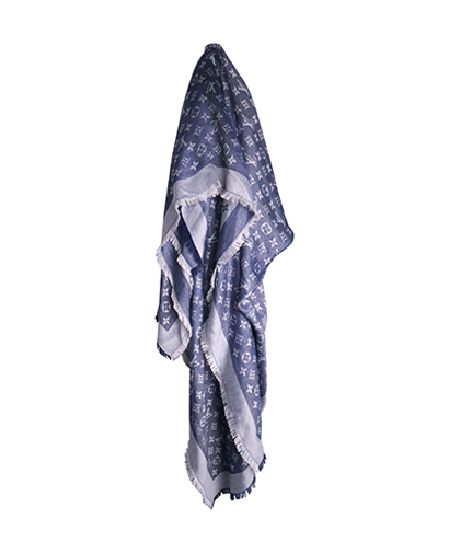 Louis Vuitton Monogram Denim Shawl, front view