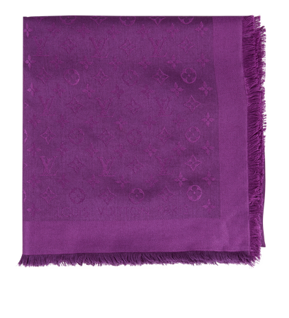 Louis Vuitton Monogram Shawl, front view