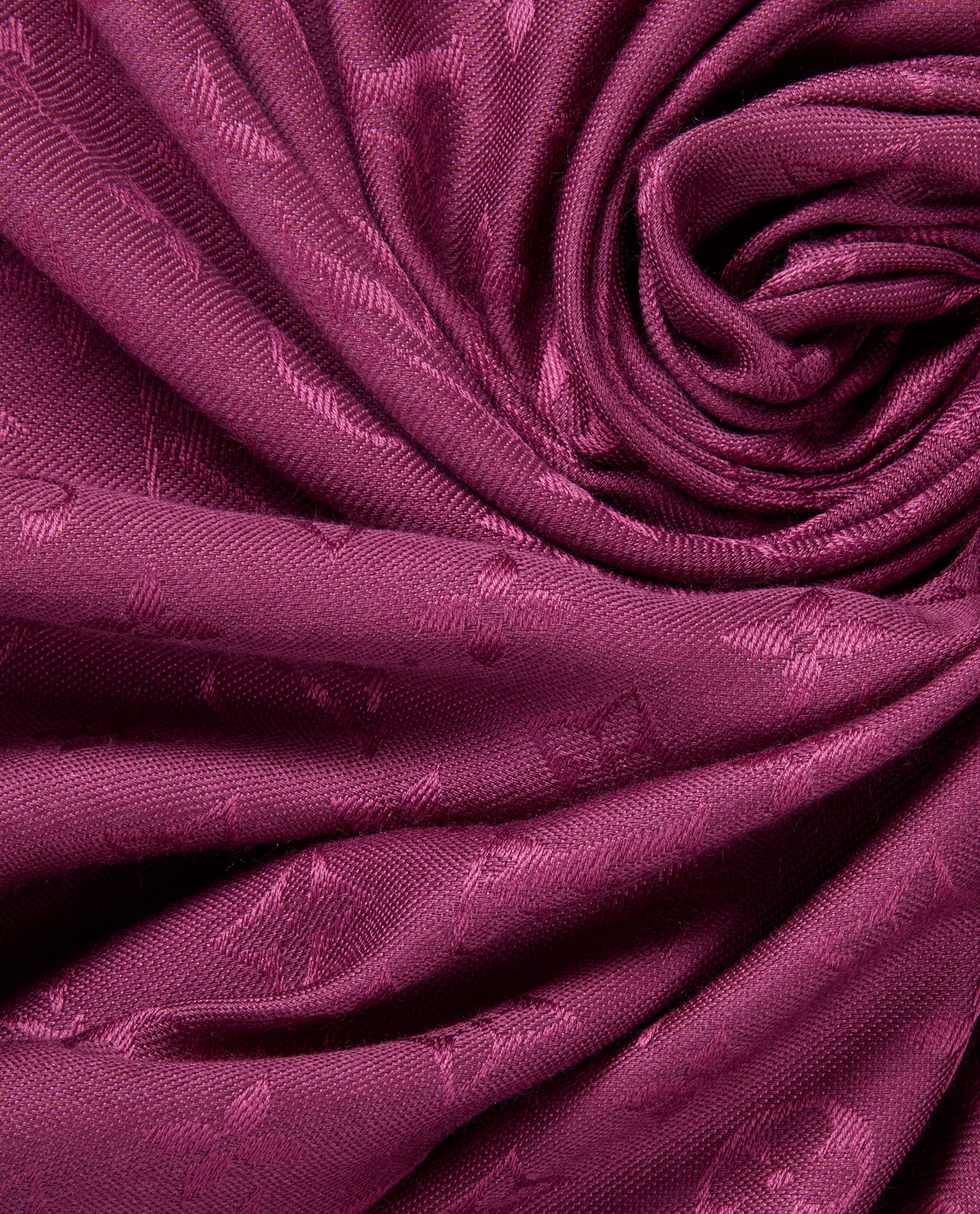 Louis Vuitton Monogram Shawl, &pound;350, Accessories, Burgundy, Silk, Other view