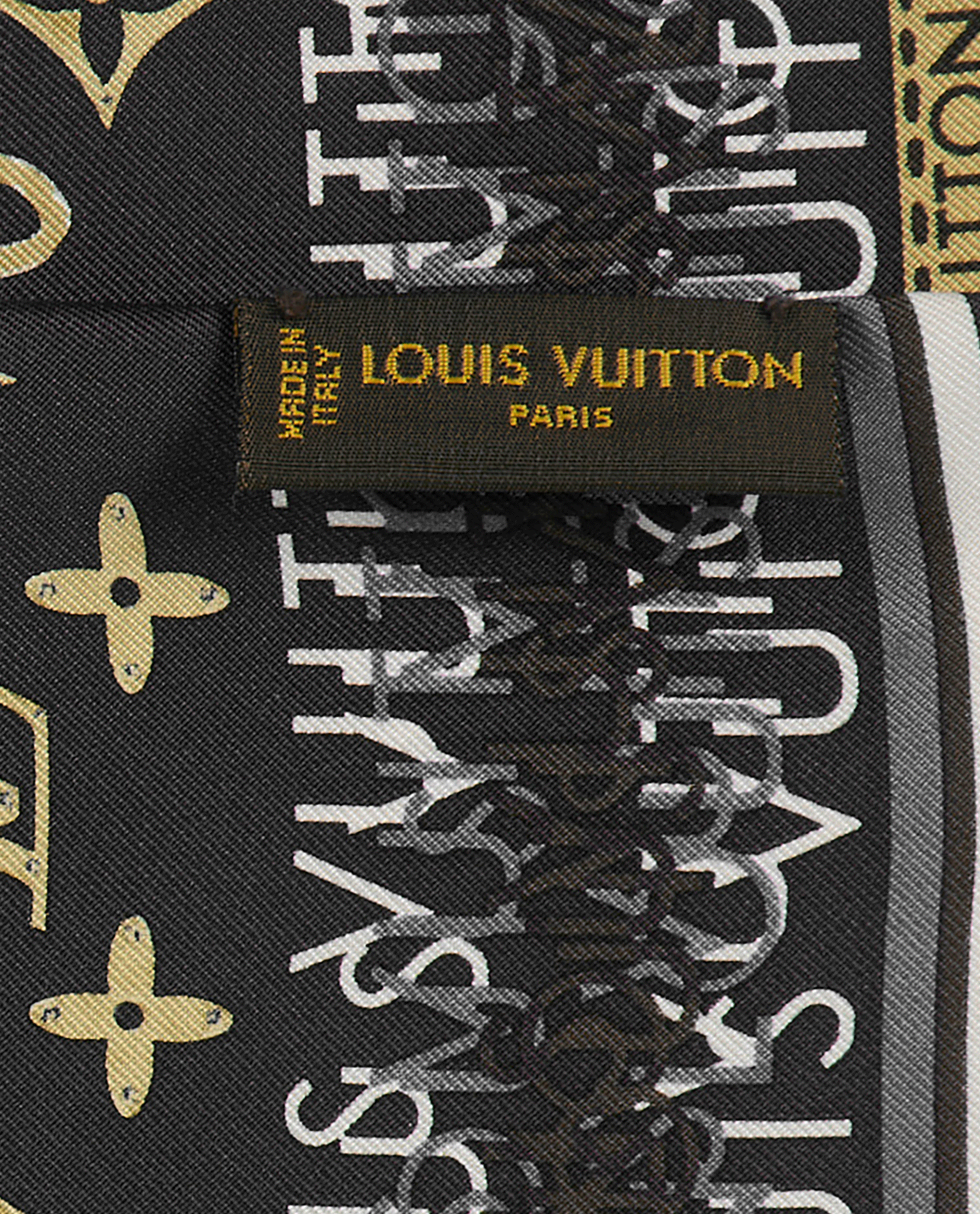 Louis Vuitton Monogram Map Bandeau, &pound;110, Accessories, Purple, Silk, Other view