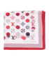 Louis Vuitton Vintage Monogram Square Scarf, front view