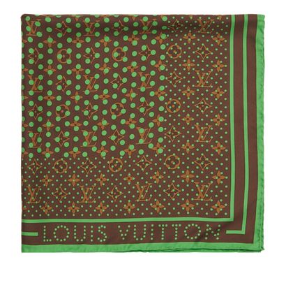 Louis Vuitton X Yayoi Kusama Square Scarf, front view