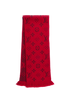 Louis Vuitton Logomania Scarf, &pound;250, Accessories, Red, Silk/Wool, Back view