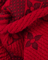 Louis Vuitton Logomania Scarf, &pound;250, Accessories, Red, Silk/Wool, Other view