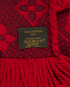 Louis Vuitton Logomania Scarf, &pound;250, Accessories, Red, Silk/Wool, Other view