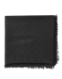 Louis Vuitton Monogram Shawl, &pound;275, Accessories, Black, Silk/Wool, Front view