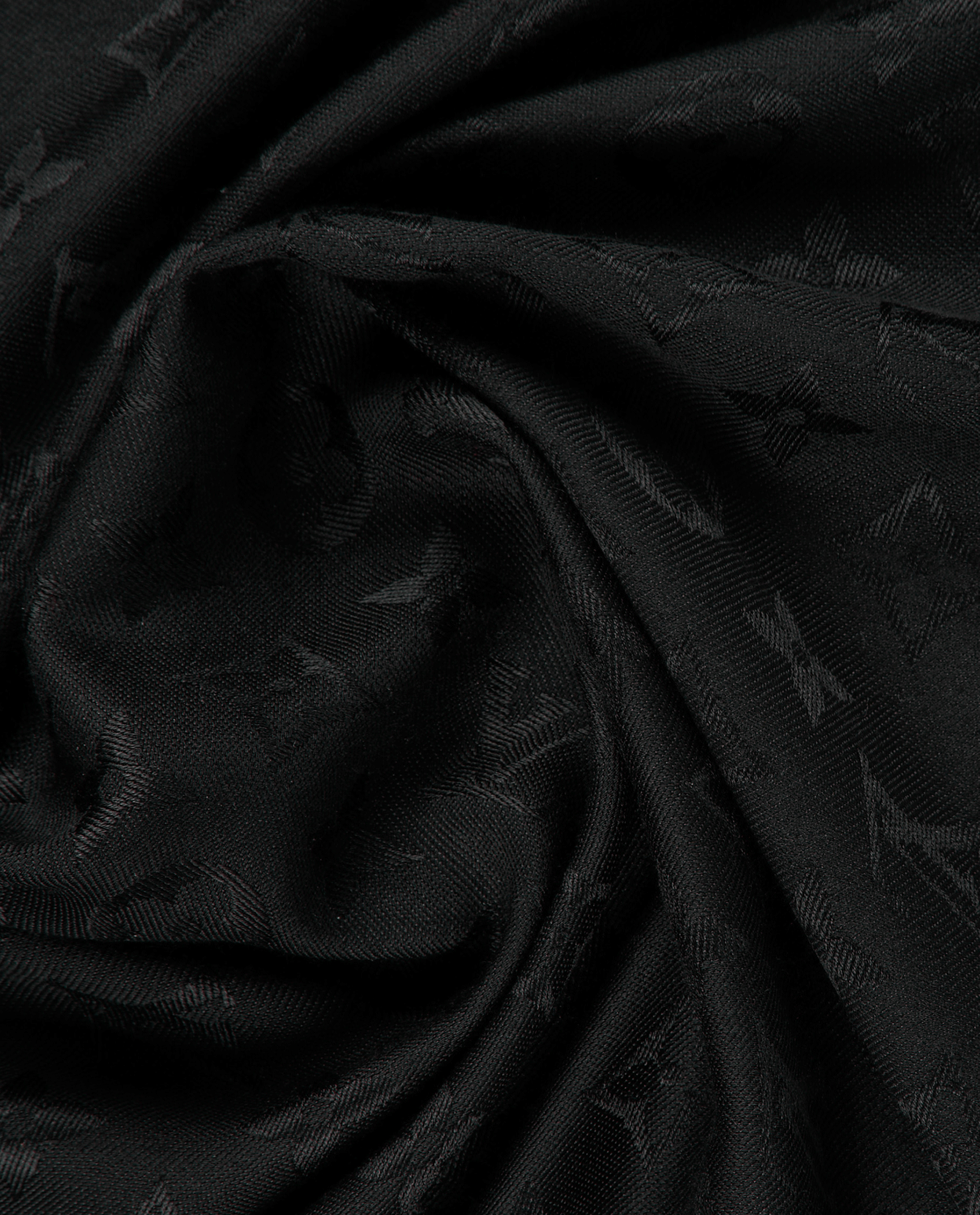 Louis Vuitton Monogram Shawl, &pound;275, Accessories, Black, Silk/Wool, Other view
