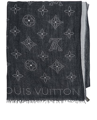 Louis Vuitton Monogram Scarf, front view