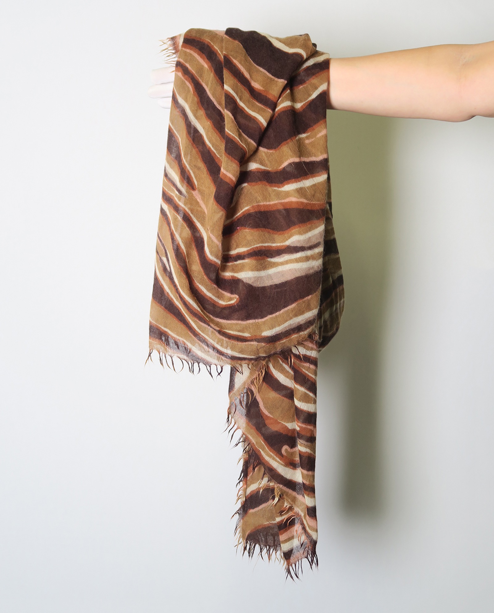 Louis Vuitton Leopard Brown Scarves & Wraps for Women for sale