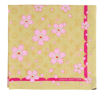 Louis Vuitton X TM Cosmic Blossom Scarf, front view