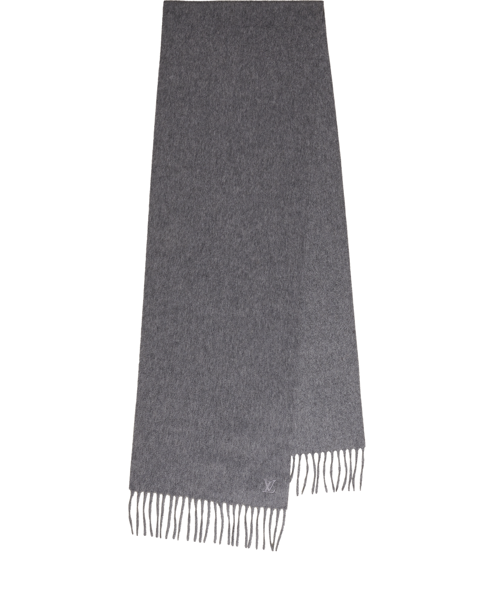 Louis Vuitton Jhelum Scarf, &pound;290, Accessories, Grey, Cashmere, Back view