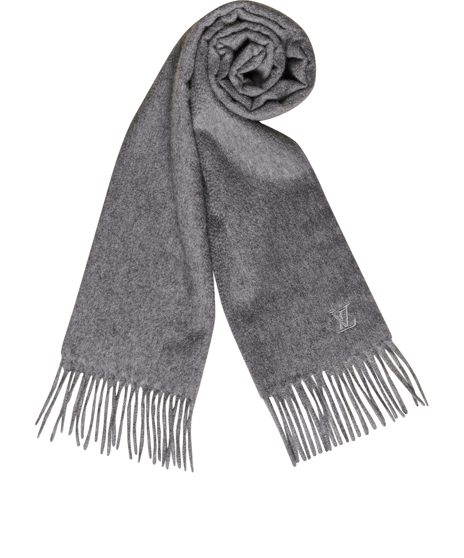 Louis Vuitton Jhelum Scarf, &pound;290, Accessories, Grey, Cashmere, Other view
