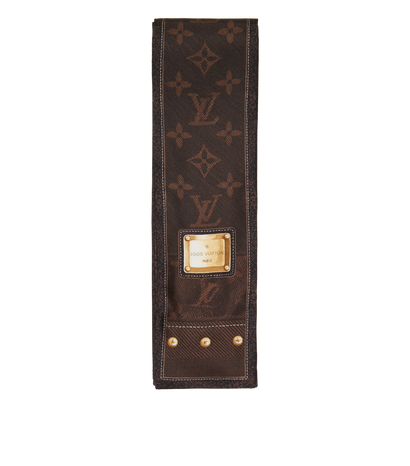 Louis Vuitton New Denim Bandeau Scarf, front view