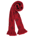 Louis Vuitton Logomania Scarf, &pound;295, Accessories, Red, Silk/Wool, Other view