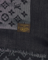 Louis Vuitton Monogram Shine Shawl, &pound;350, Accessories, Black/Silver, Silk/Viscose, Other view