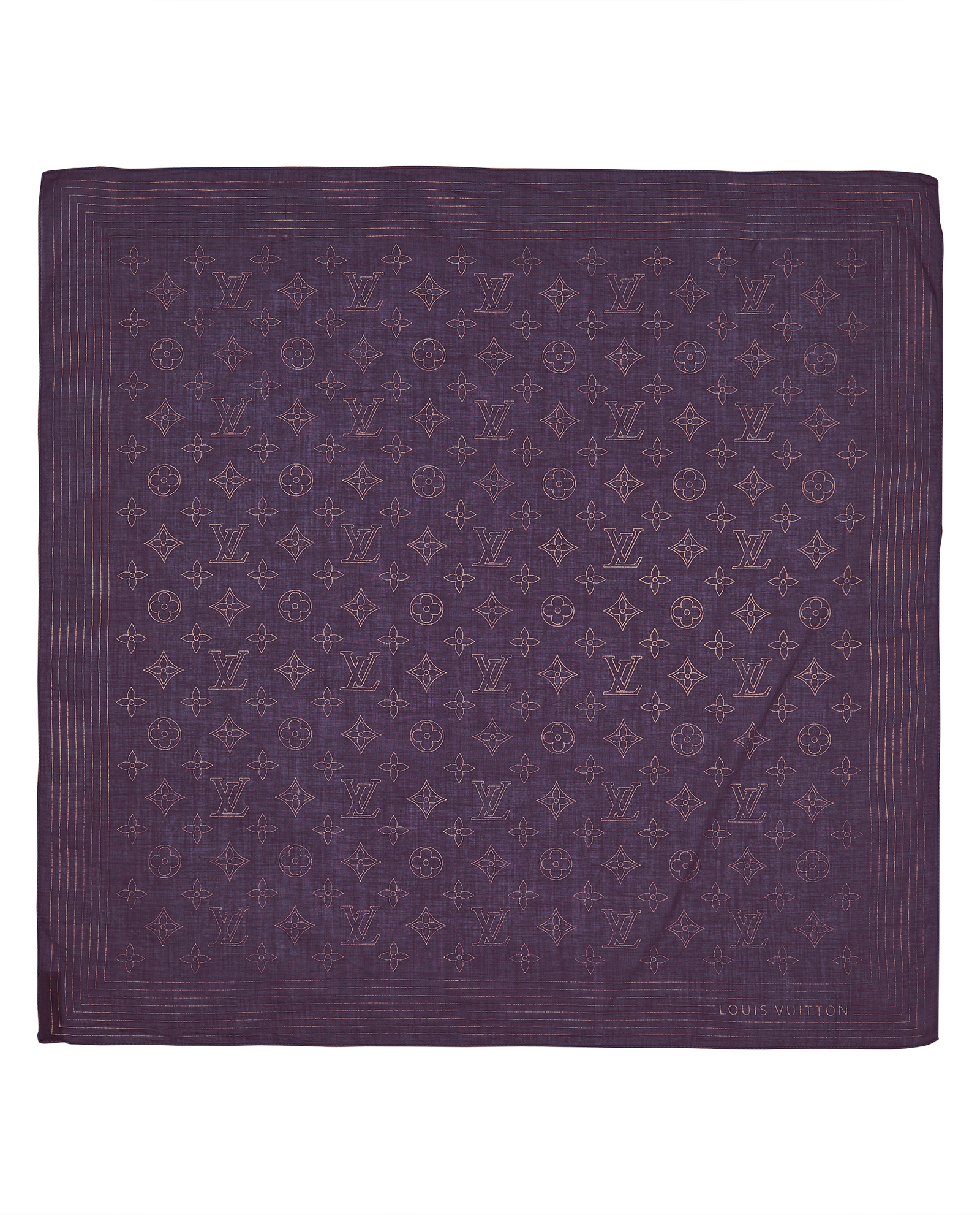 Louis Vuitton Game On Monogram Scarf with Ring – Votre Luxe