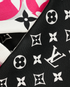 Louis Vuitton Marbles Bandeau Scarf, &pound;150, Accessories, Black/Pink/White, Silk, Other view
