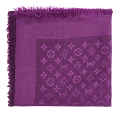 Louis Vuitton Monogram 140 Shawl, front view