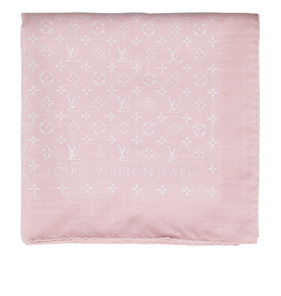 Louis Vuitton Evermore Shawl, &pound;310, Accessories, Pink, Silk/Wool, Front view