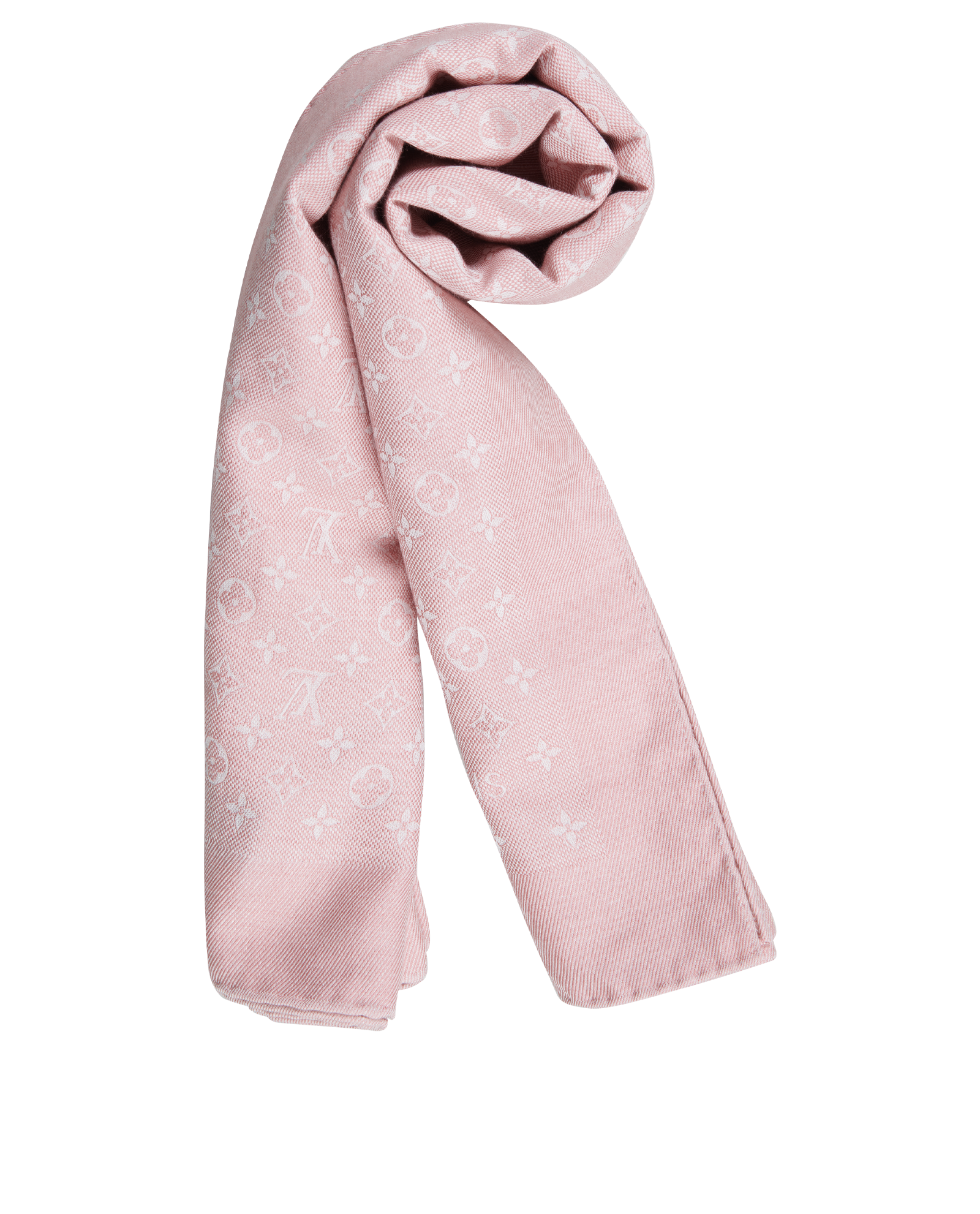 Louis Vuitton Evermore Shawl, &pound;310, Accessories, Pink, Silk/Wool, Other view