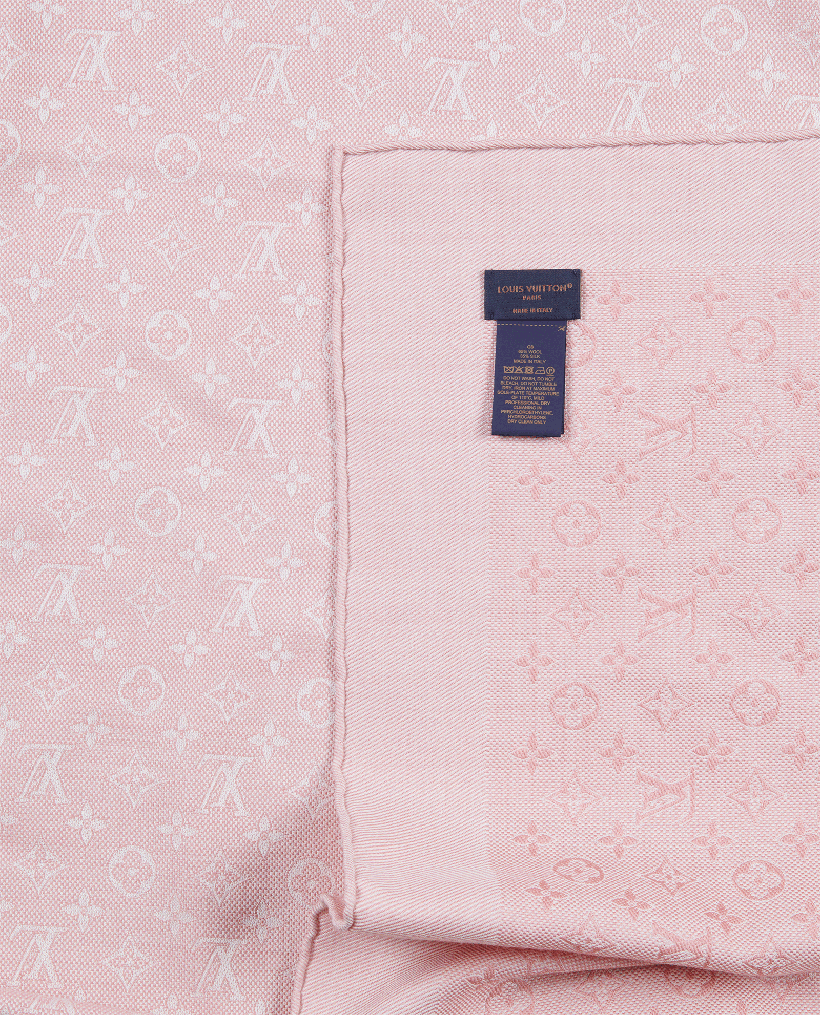 Louis Vuitton Evermore Shawl, &pound;310, Accessories, Pink, Silk/Wool, Other view