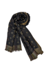 Louis Vuitton Monogram Shine Shawl, &pound;280, Accessories, Black, Silk, Other view