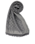 Louis Vuitton Monogram Shine Shawl, &pound;350, Accessories, Grey/Silver, Silk/Wool, Other view