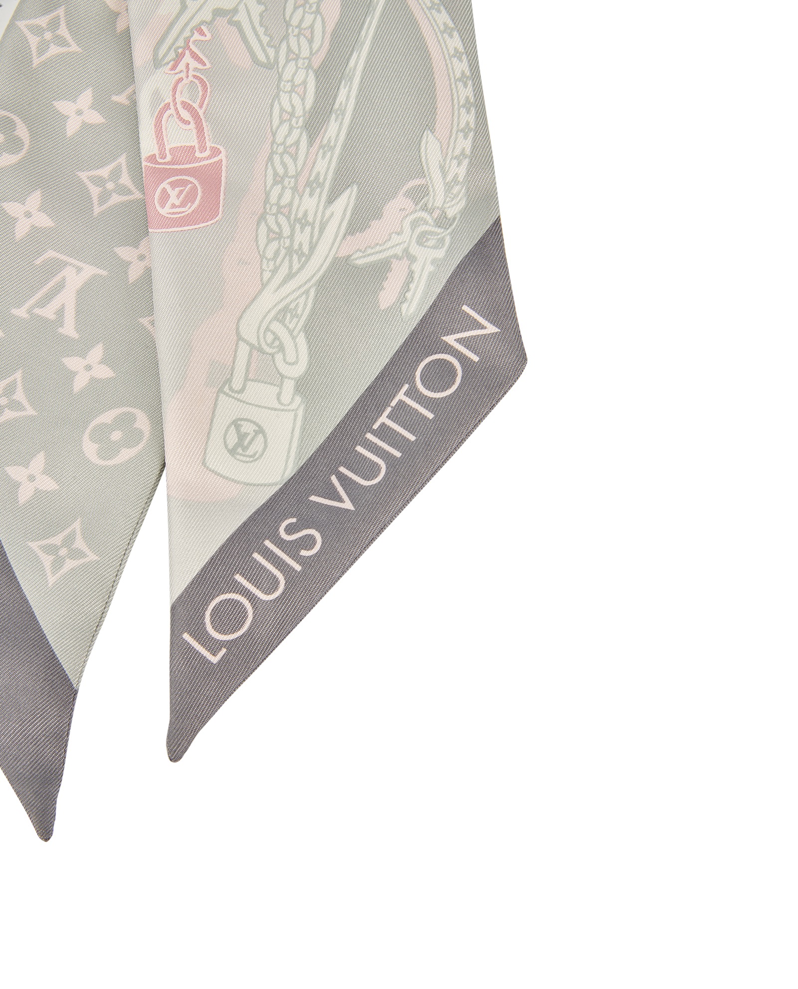 LOUIS VUITTON PRIVE BB SILK MONOGRAM BANDEAU TWILLY – The Lavish Loft