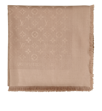 Louis Vuitton Shawl, &pound;320, Accessories, Brown, Silk/Wool, Front view
