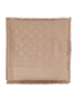 Louis Vuitton Shawl, &pound;320, Accessories, Brown, Silk/Wool, Front view