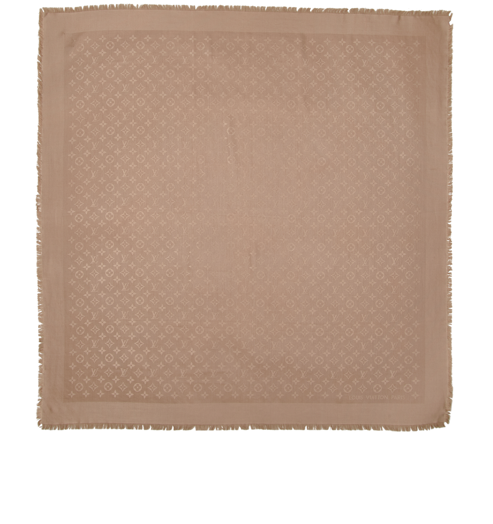 Louis Vuitton Shawl, &pound;320, Accessories, Brown, Silk/Wool, Back view