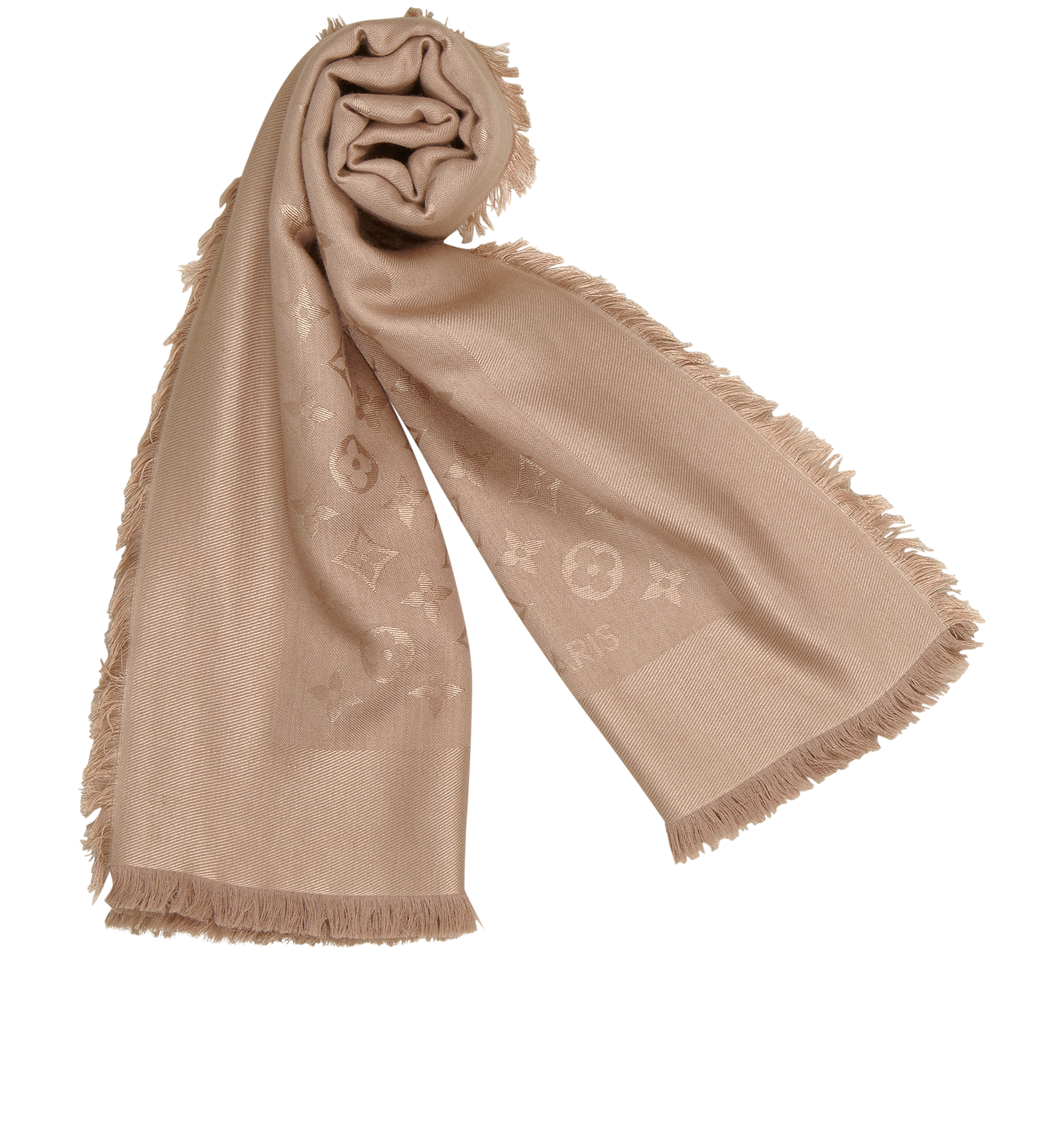 Louis Vuitton Shawl, &pound;320, Accessories, Brown, Silk/Wool, Other view